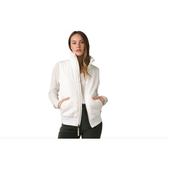 prAna Women's Esla Quilted Fleece Lined Vest - Picture 1 of 13